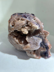 Fluorite Skull Sculpture | Unique Crystal Art Decor