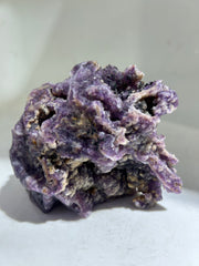 Raw Fluorite Skull Sculpture | Primitive Crystal Art | Unique Gothic Home Decor