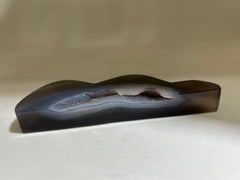 Agate Crystal Mountain Sculpture | Unique Druzy Landscape Décor