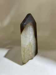 Agate Crystal Tower | Natural Druzy Geode Sculpture | Unique Modern Décor