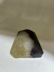 Agate Crystal Tower | Natural Druzy Geode Sculpture | Unique Modern Décor