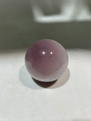 Lilac Mist Agate Sphere with Natural Window | Unique Crystal Ball Art Decor