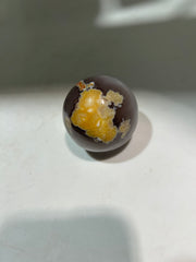 Agate Sphere – Unique Natural Crystal Decor with Raw Geode Accents