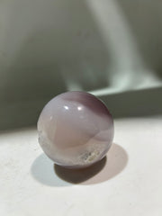 Lavender Agate Sphere – Natural Druzy Geode Crystal Ball for Modern Decor