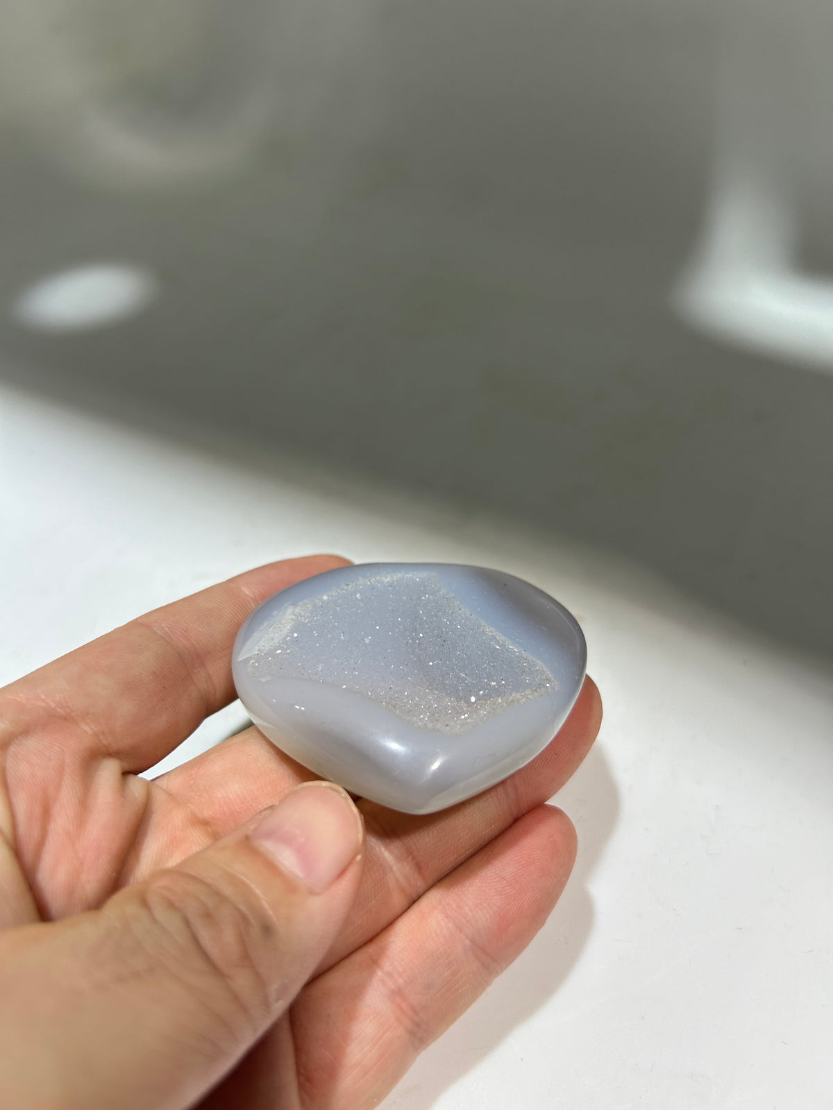 Druzy Agate Heart – Unique Crystal Heart Stone for Healing & Elegant Decor