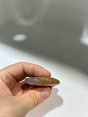 Golden Druzy Agate Heart – Unique Crystal Geode Heart for Healing, Meditation & Gifts