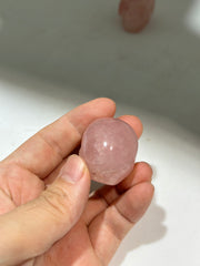 Rose Quartz Skull – Unique Crystal Skull Carving for Healing, Decor & Gifts