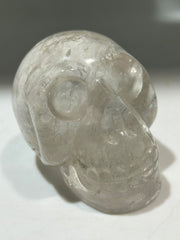 Clear Crystal Skull – Unique Crystal Skull Carving for Energy, Meditation Decor