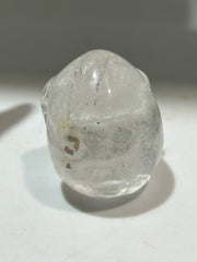 Clear Crystal Skull Carving – Unique Crystal Skull for Energy Healing Artistic Decor