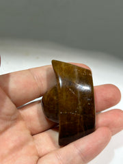 Tiger’s Eye Ingot Set – Polished Crystal Yuanbao for Prosperity, Feng Shui, and Unique Décor