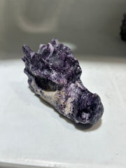 Constellation Sphalerite Dragon Head – Tarot Reader’s Curiosity Crystal, Hand-Carved for Mystical Insight