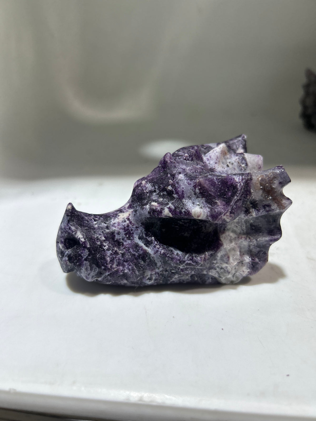 Constellation Sphalerite Dragon Head – Tarot Reader’s Curiosity Crystal, Hand-Carved for Mystical Insight