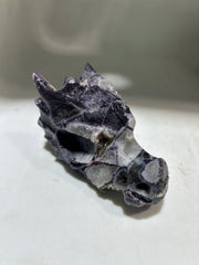 Stellar Curiosity Sphalerite Dragon Head – Tarot Crystal with Constellation Energy