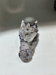 Mystic Constellation Sphalerite Dragon Head – Hand-Carved Tarot Crystal for Cosmic Curiosity