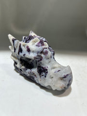 Curiosity Constellation Sphalerite Dragon Head – Hand-Carved Crystal for Intuition & Cosmic Energy