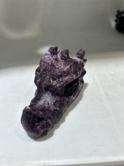 Curiosity Constellation Sphalerite Dragon Head – Hand-Carved Crystal for Intuition, Wonder & Cosmic Energy