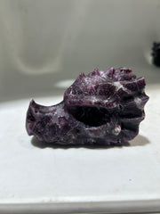 Curiosity Constellation Sphalerite Dragon Head – Hand-Carved Crystal for Intuition, Wonder & Cosmic Energy