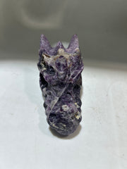 Curiosity Constellation Sphalerite Dragon Head – Hand-Carved Crystal for Intuition, Discovery & Cosmic Inspiration