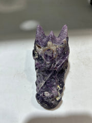 Curiosity Constellation Sphalerite Dragon Head – Hand-Carved Crystal for Intuition, Discovery & Cosmic Inspiration
