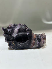 Curiosity Constellation Sphalerite Dragon Head – Hand-Carved Crystal Sculpture for Intuition & Cosmic Wonder