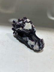 Curiosity Constellation Sphalerite Dragon Head – Crystal Sculpture for Intuitive Exploration & Cosmic Wonder