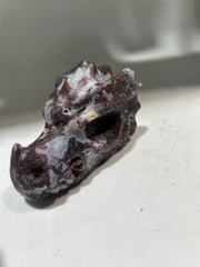 Curiosity Constellation Sphalerite Dragon Head – Hand-Carved Crystal Sculpture for Intuitive Exploration & Cosmic Wonder