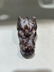 Curiosity Constellation Sphalerite Dragon Head – Hand-Carved Crystal Sculpture for Intuitive Exploration & Cosmic Wonder