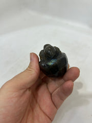 Unique Spectrolite Spider Sculpture