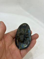 Unique Spectrolite Spider Sculpture