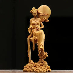 &nbsp;Moon Goddess Statue – Elegant Chinese Art Sculpture