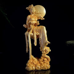 &nbsp;Moon Goddess Statue – Elegant Chinese Art Sculpture