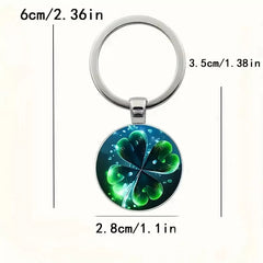 Lucky Clover Alloy Keychain&nbsp;