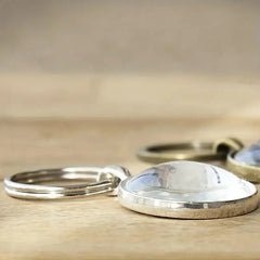 Viking Double Axe Alloy Keychain – Norse Shield Design