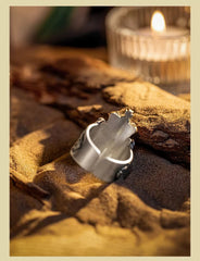 Regal Lion King Crown Alloy Ring – Majestic Statement Jewelry