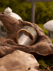 Nordic Compass Shield Ring