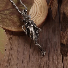 Dark Enchantress Demon Goddess Pendant Necklace