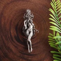 Dark Enchantress Demon Goddess Pendant Necklace