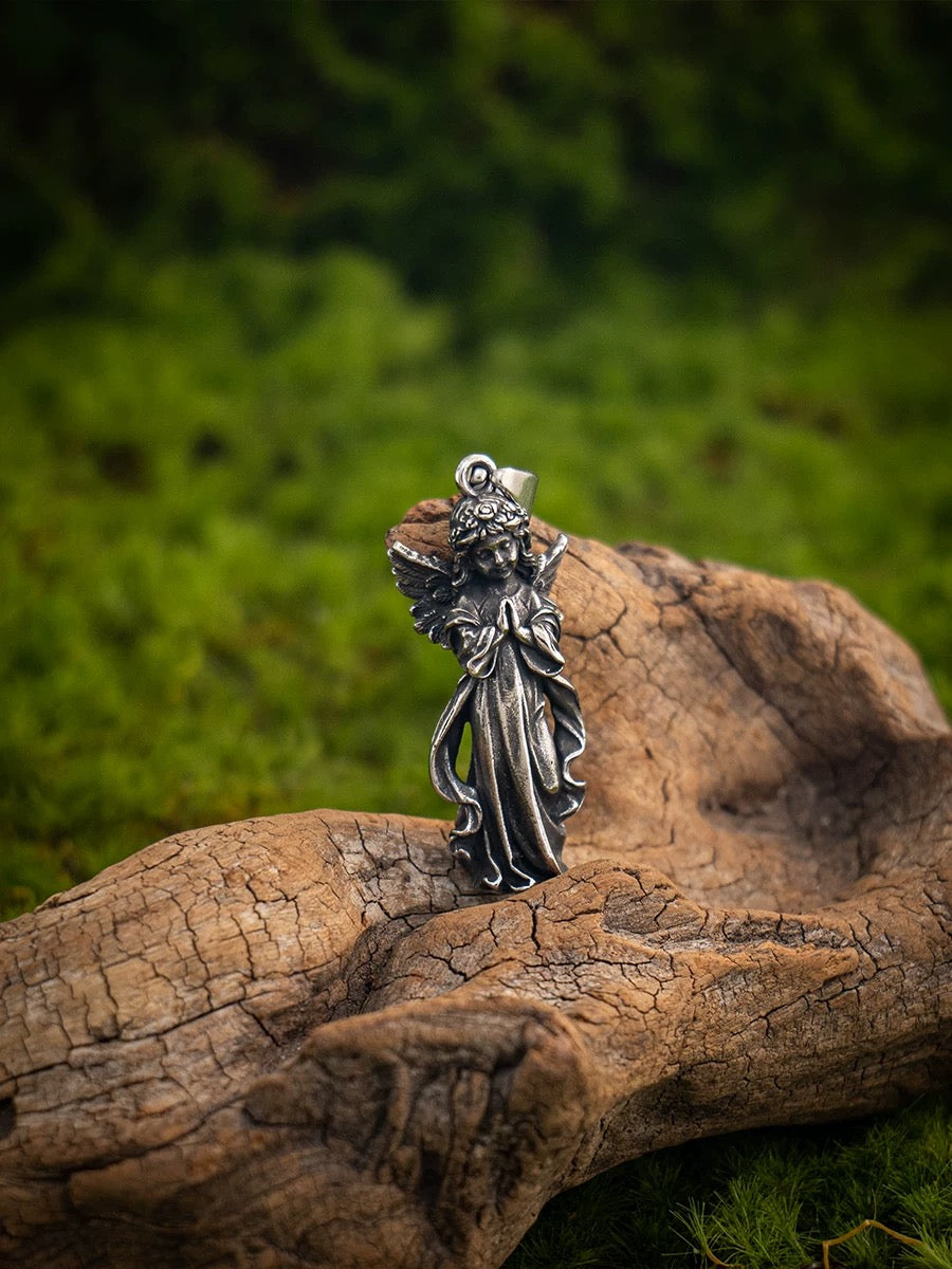 Angel Guardian Pendant Necklace