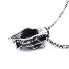 Fierce Dragon Head Pendant Necklace&nbsp;