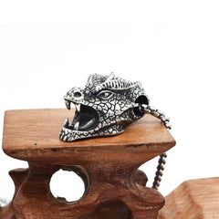 Fierce Dragon Head Pendant Necklace&nbsp;