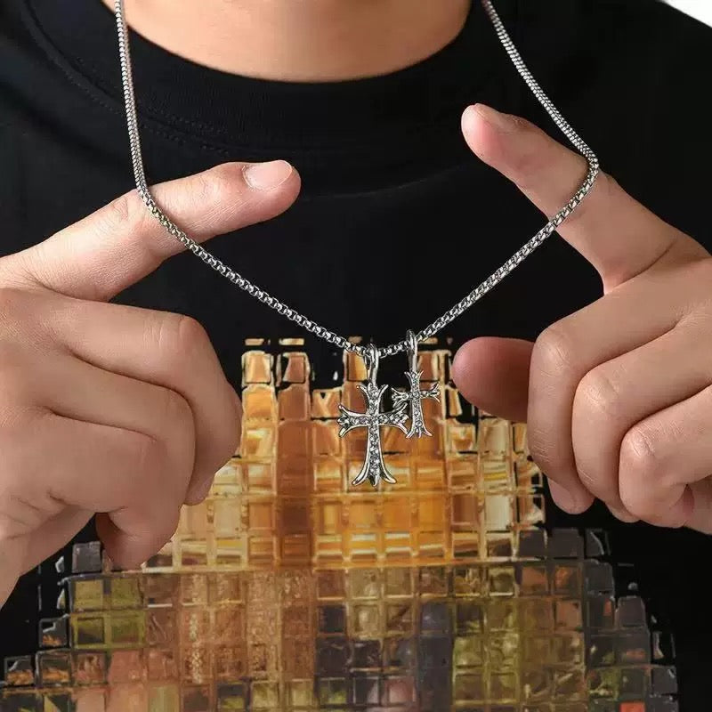 Men's  Cross Pendant Necklace