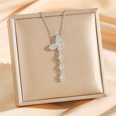 Elegant Butterfly Pendant Necklace