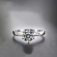 Galaxy Sparkle Round Zircon Ring&nbsp;