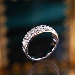 Angel’s Temptation Alloy Ring with Sparkling Zircon Stones