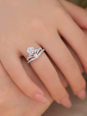 Royal Crown Zircon Ring for Women