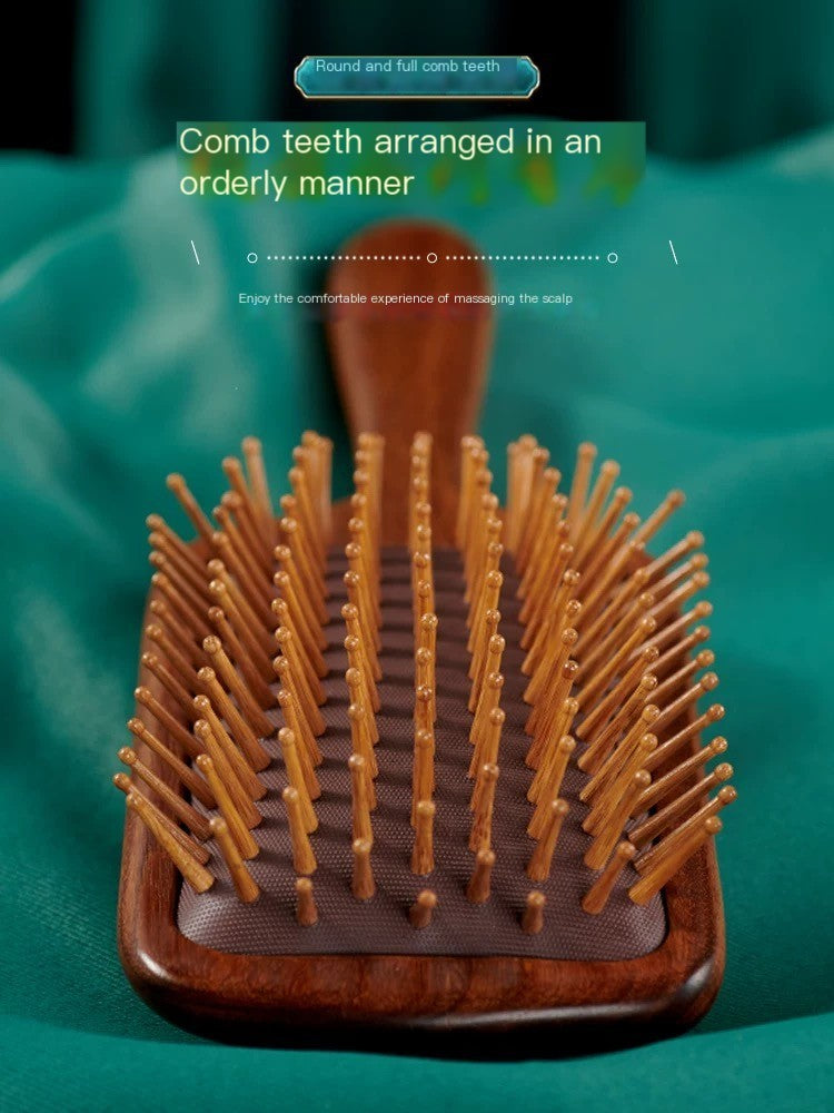 Solid Wood Handle Air Cushion Comb