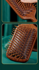 Solid Wood Handle Air Cushion Comb
